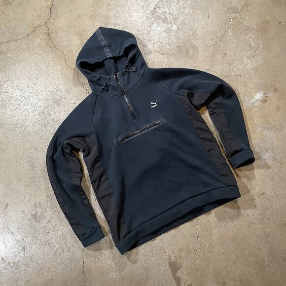 Puma Tech style Full Zip Hoodie Men's Size Medium M - Picture 1 of 8